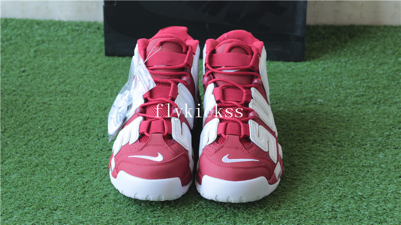 Authentic Supreme X Nike Air Uptempo Red